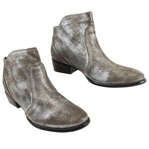 Seychelles Boots Womens Size 8 Brown Metallic Ankle bootie Leather
